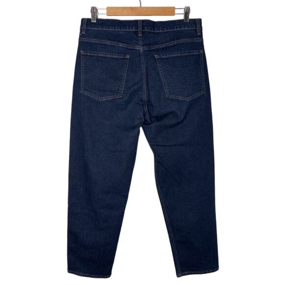 Theory Treeca Cropped Jeans Woman's size 30 indigo blue denim tapered leg - Picture 4 of 15